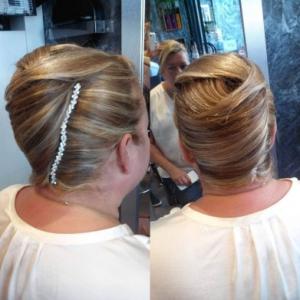 chignon de soirée